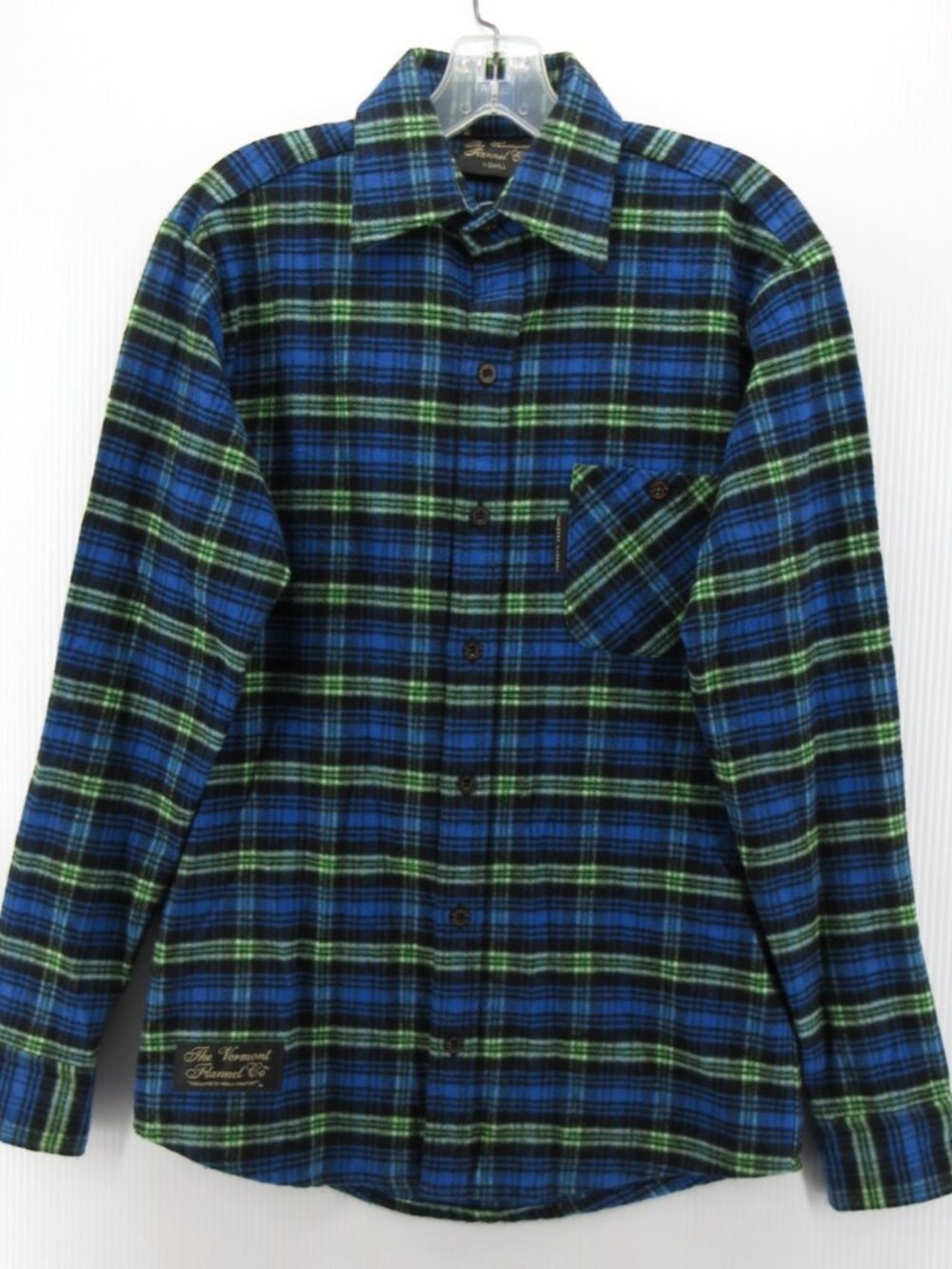 VINTAGE The Vermont Flannel Co Shirt XS Flannel Plaid Hand Crafted USA